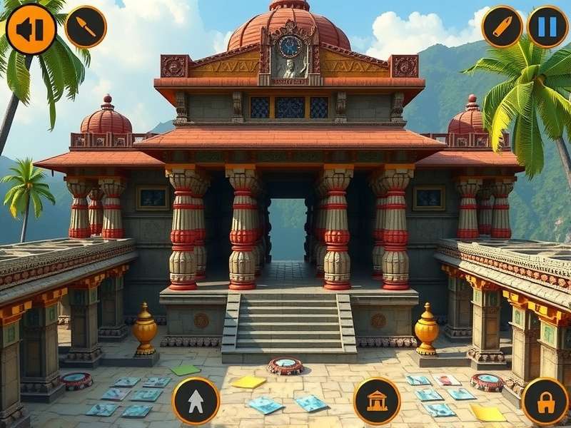 Belur Temple Enigma Puzzle Game Screenshot
